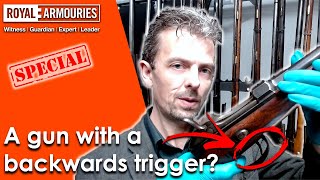 Why does this gun have a backwards trigger The Werder rifle with firearms expert Jonathan Ferguson [upl. by Malamut]