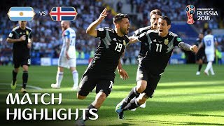 Argentina v Iceland  2018 FIFA World Cup  Match Highlights [upl. by Arocal791]