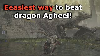 Elden Ring  Easiest way to kill dragon Agheel in Limgrave [upl. by Siger]