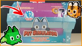 PET SIMULATOR PIXEL CHEST Unboxing Pet Sim X 99 Ultimate Bundle Exclusive DLC codes inside [upl. by Jocko913]