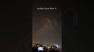 Ayodhya Drone Show on Dipawali [upl. by Skeie588]