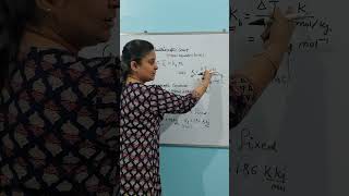 Ebullioscopic and Cryoscopic Constant shortsclass12chemistry boards exams cbse [upl. by Anirehtac952]