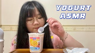 ASMR  Eating Yogurt😋🤤No Talking [upl. by Ecylahs56]