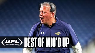 Best Micd Up Moments of Week 10  UFL [upl. by Schecter]