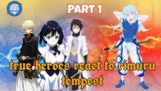 True heroes react to rimuru tempest  part 1 Gacha Reaction [upl. by Hamachi]