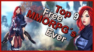 ➤TOP 9 FREE MMORPG´s Ever 2018 PCPS4XBOX One [upl. by Attener20]