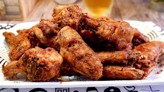 Everyone Who Tried Loved It Chinese Szechuan BBQ Crispy Wings 气炸烧烤鸡翅 Airfryer Fried Chicken Recipe [upl. by Iclehc179]