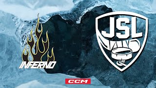 Inferno VS Reservoir Dogs  Under 21  10th November  IceHQ Junior Summer League ice hockey [upl. by Aiuqram]