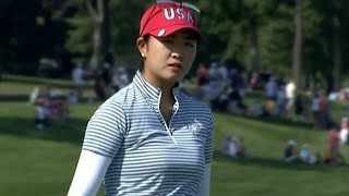 Rose Zhang 2024 Solheim Cup Day 2 [upl. by Abihsat851]