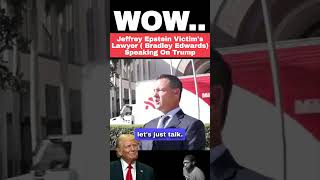 Jeffrey Epstein Victims Lawyer Speak On Donald Trump [upl. by Yrovi25]