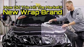 What Went Wrong New Vinyl Wrap Brand  Demo Full Hood Wrap [upl. by Winsor481]