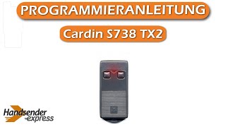 Wie programmiert man eine Fernbedienung Cardin S738 TX2 [upl. by Alix]