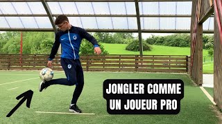 COMMENT AMÉLIORER SES JONGLES AU FOOT [upl. by Lilybel402]