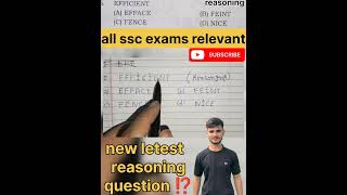 Reasoning all ssc exams relevant class by shiva best concept shortvideo shorts short reasoning [upl. by Babita]