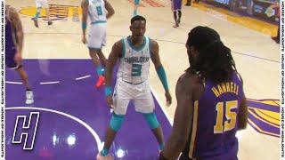 Montrezl Harrell amp Terry Rozier Trash Talking  Hornets vs Lakers  March 18 2021 NBA Season [upl. by Latin]