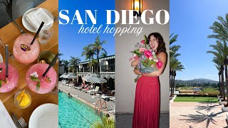 SAN DIEGO VLOG  hotel hopping grwm san diego dining [upl. by Royden]