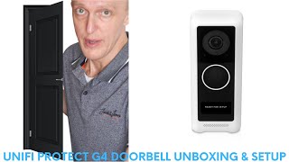 UniFi Protect G4 Doorbell  Unboxing amp Setup [upl. by Beekman138]