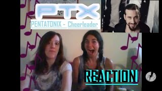 REACTION PENTATONIX  Cheerleader by BLEMISH ITALY [upl. by Lorimer137]