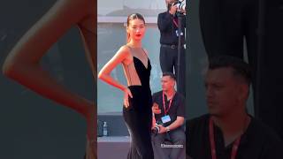 Hoyeon Jung fabulous in Louis Vuitton attend at the Venice Film Festival 2024 [upl. by Orofselet]