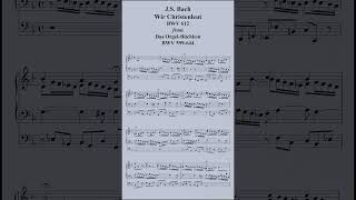 JS Bach Wir Christenleut BWV 612 2 pianos shorts music baroque bach pianomusic [upl. by Corrina]