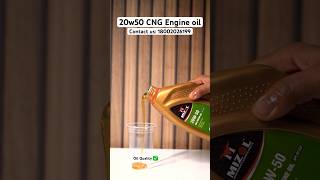 Best Engine Oil For CNG Cars  Engine Oil For CNG Vehicles 20W50 [upl. by Nelhsa]