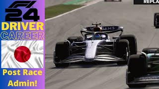 F1 24 Career Mode S1EP13 Post Japan Admin [upl. by Cristi]