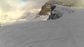 SaasFee 15a Official Freeride Piste [upl. by Stanfield165]