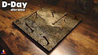 How to Make a DDay Normandy Beach Diorama [upl. by Nevuer]