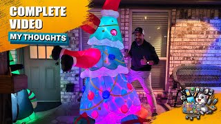 7FT Inflatable Christmas Yard Decorations Review A Festive Holiday MustHave [upl. by Kendricks]