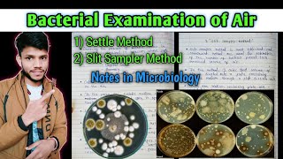 Bacterial examination of air in hindi हवा का बैक्टिरियल एग्जामिनेशन टेस्ट microbiologynotes [upl. by Yelats919]