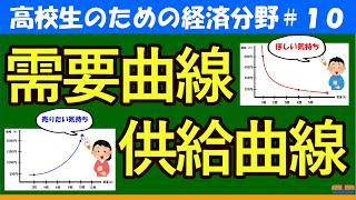 【高校生のための政治・経済】需要・供給曲線10 [upl. by Assilen386]