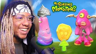 EVOLVING MONSTERS ON AMBER ISLAND  My Singing Monsters [upl. by Nnylyoj]