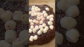 Peppermint brownies 🍫🎄 food reels recipe christmas subscribe [upl. by Haizek125]