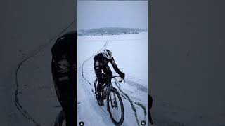 Cyclocross in the snow Jannik Steimle Q365  WolfPackquot cyclocross cycling cyclingfans cross [upl. by Aramoj]