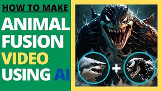 How to create Hybrid Animal Ai  how to make Animal Hybrid Fusion Video animals edit [upl. by Anerbes]