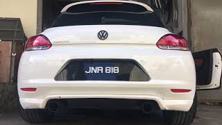 VW SCIROCCO 20 TSI  Valvetronic Exhaust System  Amazing Sound [upl. by Nemrac]