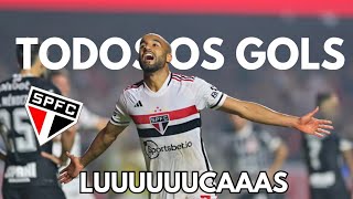 Todos os 38 GOLS do LUCAS MOURA pelo SÃO PAULO  até agora [upl. by Carri]