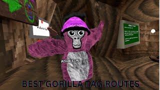 THESE ARE THE BEST GORILLA TAG ROUTES [upl. by Tingley37]