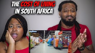 🇿🇦 American Couple Reacts quotSUPERMARKET PRICES IN SOUTH AFRICA Compared To THE UNITED STATESquot [upl. by Ardnala]