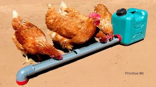 Como hacer bebedero de 8 litros para pollos y gallinas [upl. by Merkle]