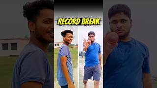 Record Break Inning🏏😍 vlog 446  cricket match game cricketshorts shorts [upl. by Ainig]