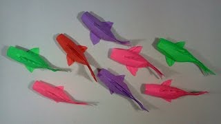 How to make Origami Fish Koi sipho mabona [upl. by Ashwin]