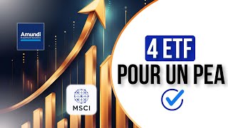 Les 4 meilleurs ETF pour un PEA [upl. by Greg92]