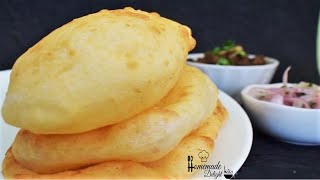 Bhatura Recipe  How To Make Bhatura No Yeast [upl. by Etnasa]