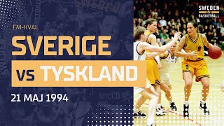 19940521 SverigeTyskland 🇸🇪🇩🇪 EMkval Damer  Öppet Arkiv 🗃️ [upl. by Ingham210]