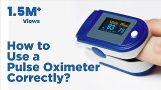 How To Use A Pulse Oximeter Correctly  Medicover Hospitals [upl. by Allecram]