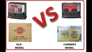 Toyotomi RCA37A VS Toyotomi RCA37B new model [upl. by Moscow134]