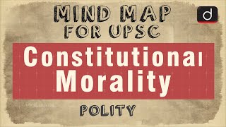 MindMaps for UPSC  Constitutional Morality Polity [upl. by Yoo882]