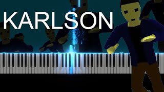 PIANOKARLSON VIBEMilkman Karlson ThemeTUTORIAL [upl. by Ilaire440]