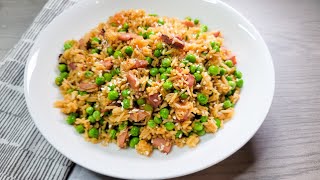 QUICK and EASY Ham Fried Rice for Lunch│Dining With Tara shorts [upl. by Snoddy]